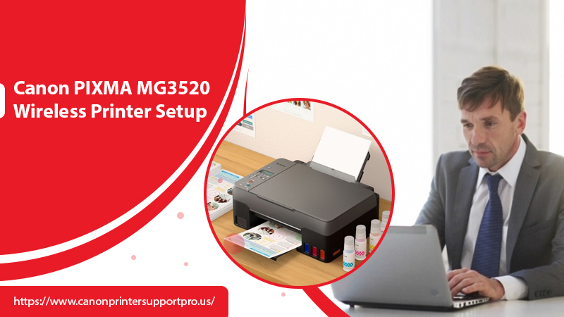 Canon PIXMA MG3520 Wireless Printer Setup