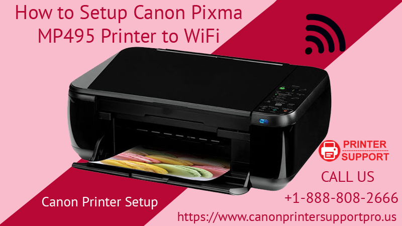 How to Setup Canon Pixma MP495 Printer to WiFi?