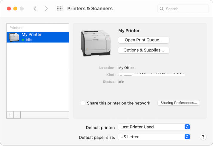 Tap on ‘+’ symbol to add your printer
