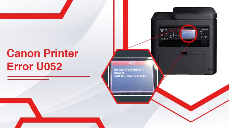 Canon Printer Error U052